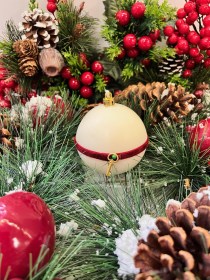 Κέρινη χριστουγεννιάτικη μπάλα (μεγάλη)